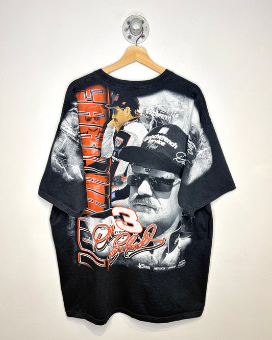 2011 Dale Earnhardt NASCAR AOP Black Tee Shirt