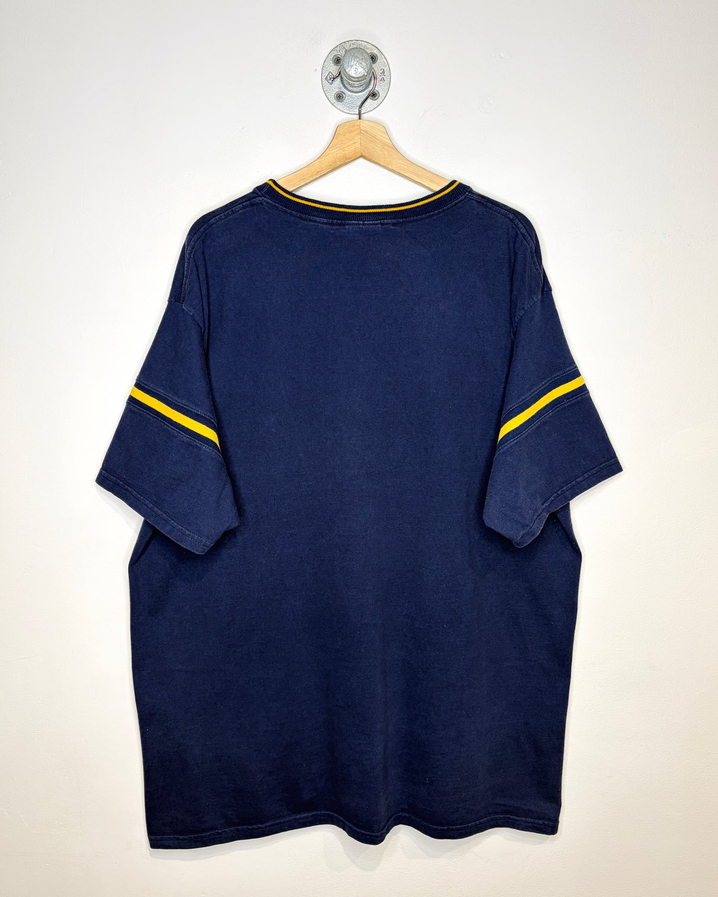 Vintage 2000s Route 66 Navy & Yellow Basic Tee Shirt