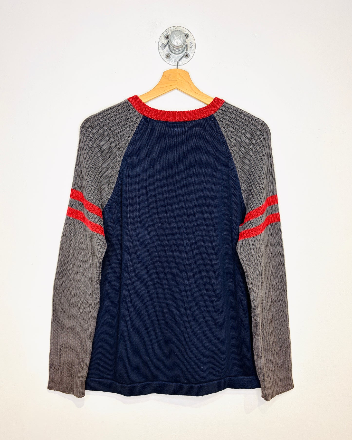 Vintage Cherokee Navy & Grey Sweater