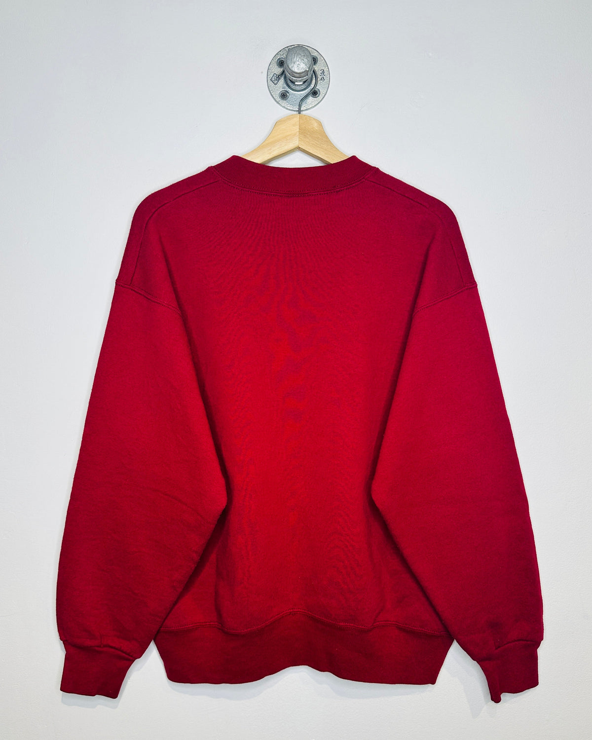 Vintage 1990s Massachusetts Autumn Leaves Red Sweatshirt