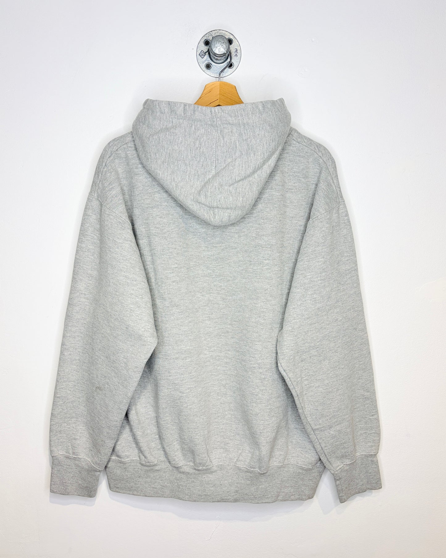 2000s University Of Alberta Ash Grey Zip Up Hoodie