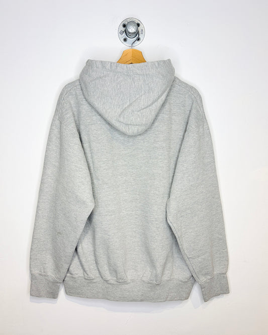 2000s University Of Alberta Ash Grey Zip Up Hoodie