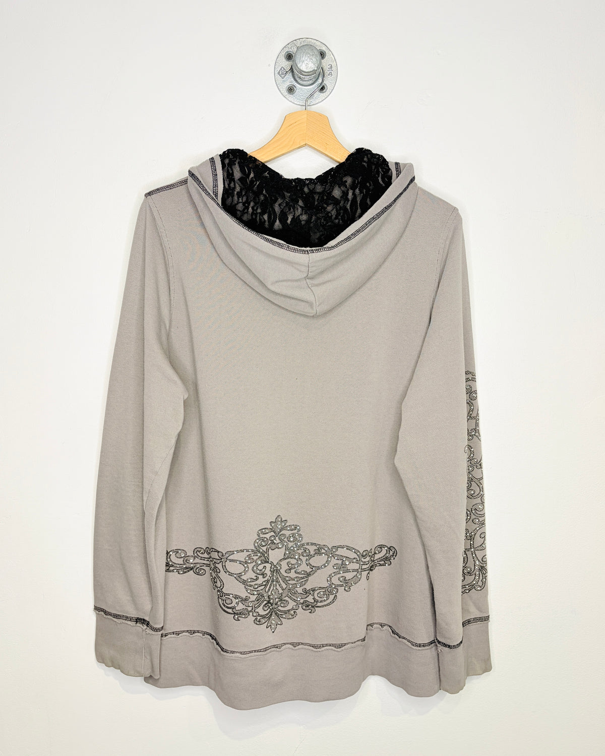 Y2K Women’s Maurice’s Premium Grey Zip Up Hoodie