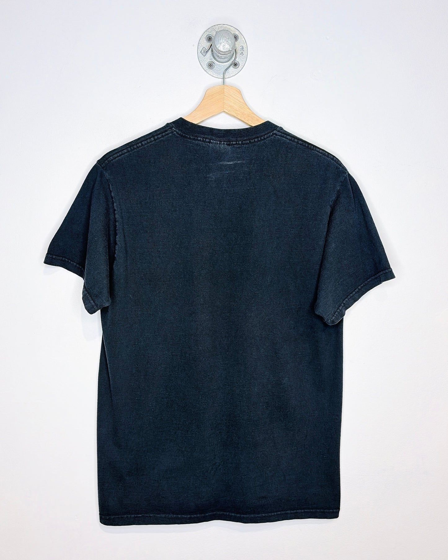 Vintage 2000s Crowned King Faded Black Band Tee Shirt