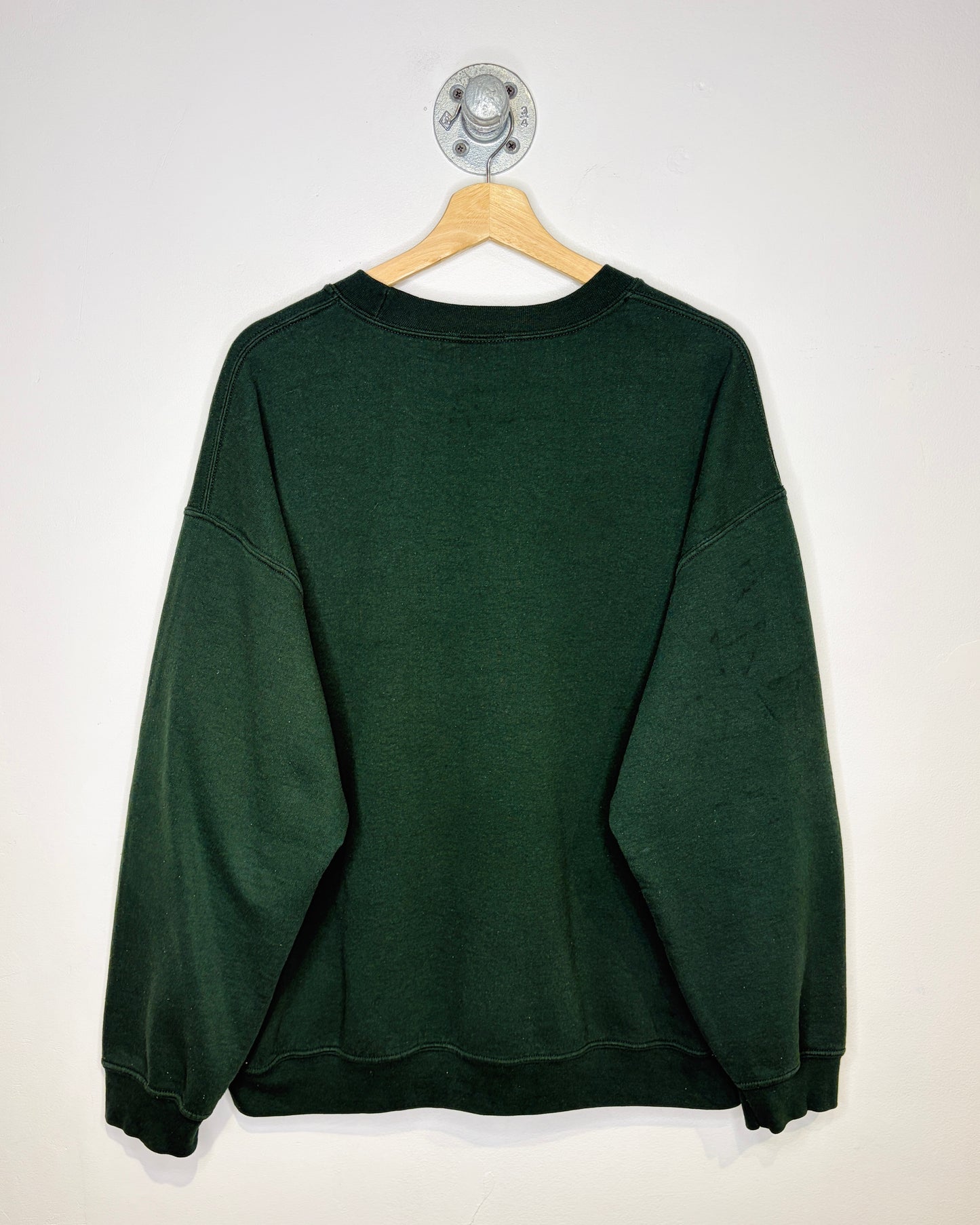 Vintage Early 00s Boxy University Of Alberta Forest Green Crewneck Sweatshirt