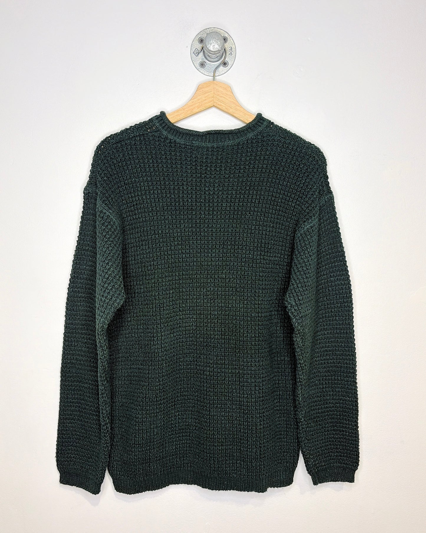 Vintage 90s RUE Forest Green Roll Neck Sweater