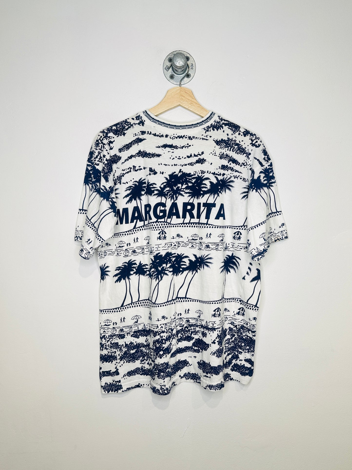 Vintage Margarita All Over Print Vacation Tee Shirt