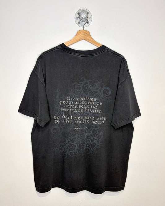 2000s Eluveitie Faded Black Band Tee Shirt