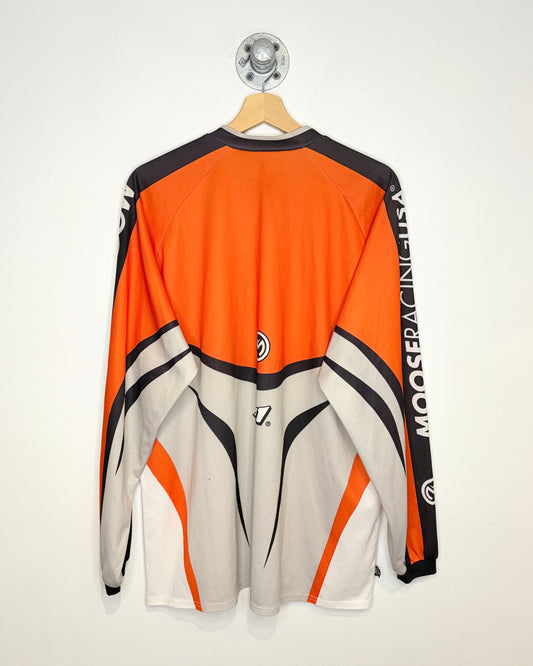 2000s Moose Racing Orange Moto X Jersey