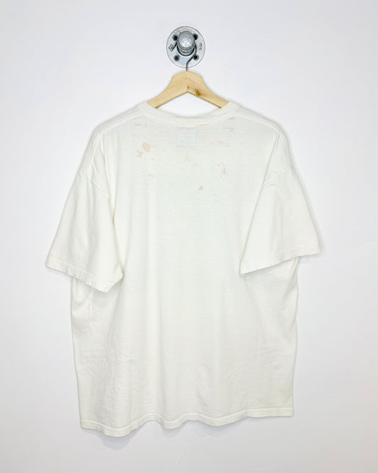 Vintage 90s Ducks Unlimited “Play Ball” Dogs White Tee Shirt
