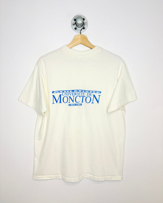 Vintage 1993 Universite De Moncton White Tee Shirt