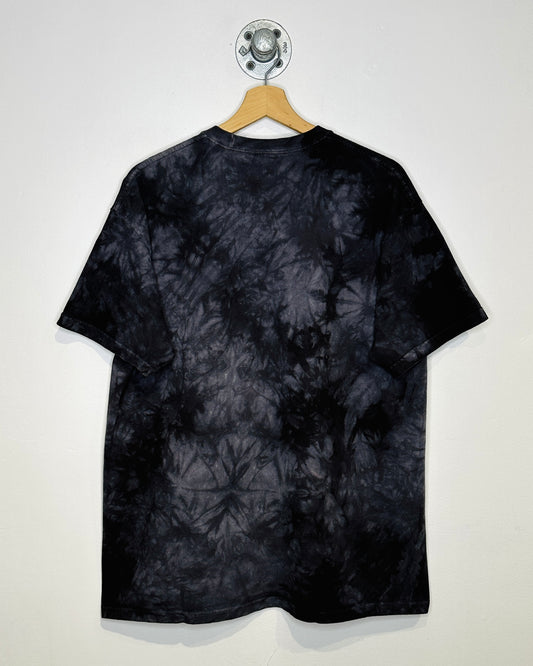 2000s Jaguar Dark Grey Ice Dye Tee Shirt