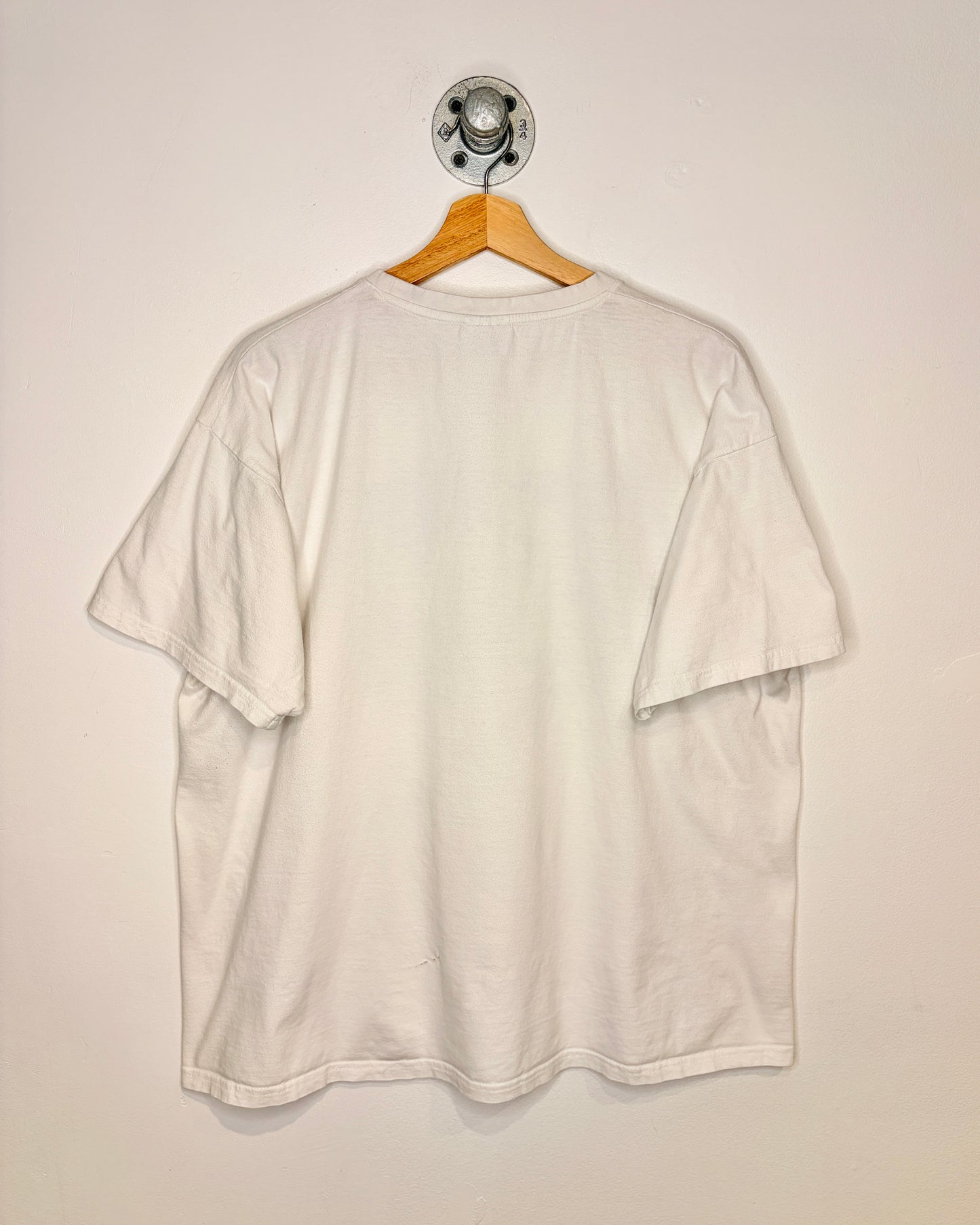 Vintage 90s “No Kangaroos In Austria?” White Tee Shirt