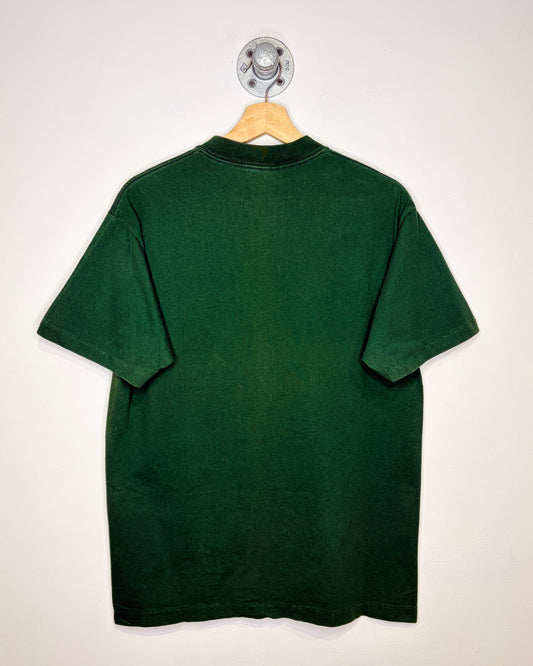 Vintage 90s Maui Hawaii Faded Forest Green Tee Shirt