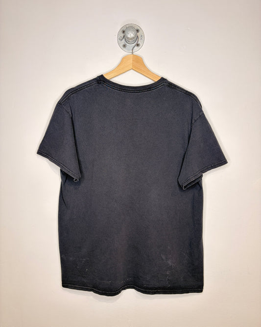 Bob Marley Zion Faded Black Tee Shirt