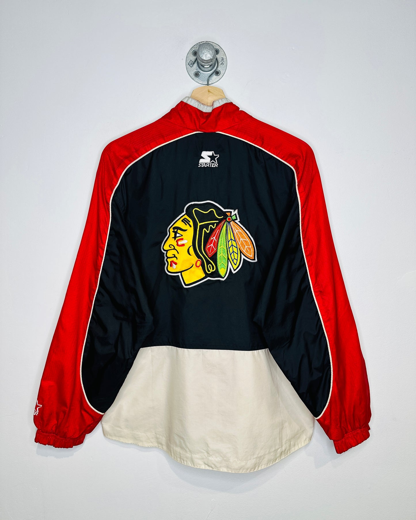 Vintage 1990s Starter Chicago Blackhawks Nylon Jacket