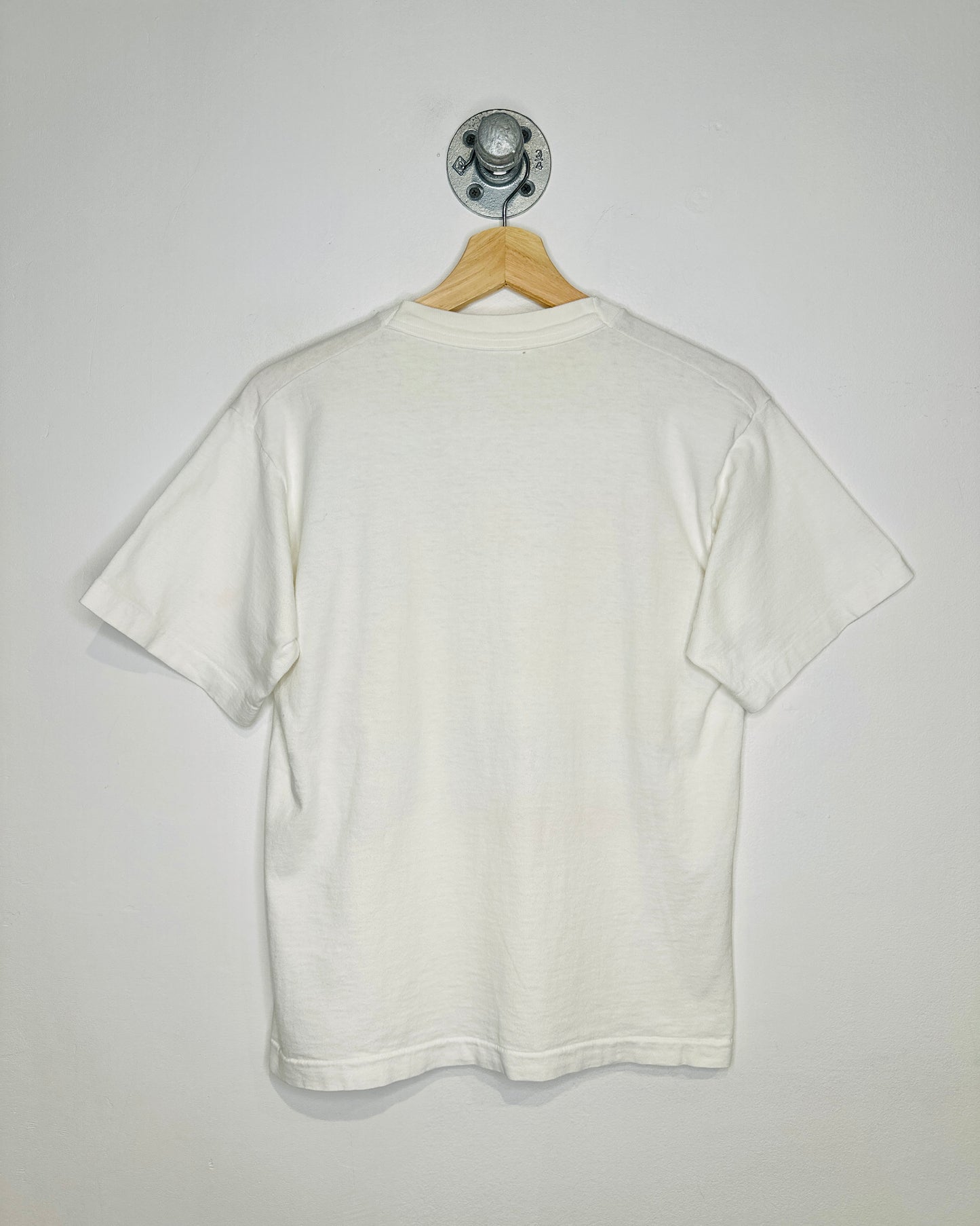 Vintage 1995 Cleveland Baseball Playoffs White Tee Shirt