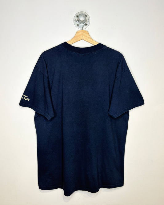 Vintage 90s Hard Rock Cafe Niagara Falls Navy Tee Shirt