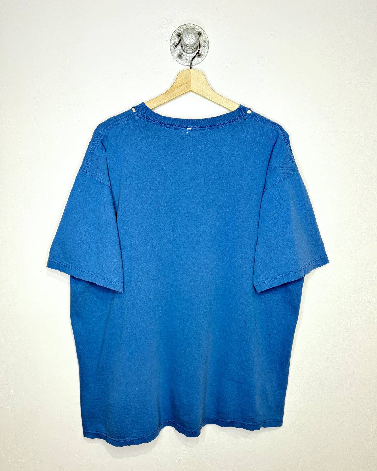 Vintage 90s Penman’s Faded & Distressed Blank Blue Tee Shirt