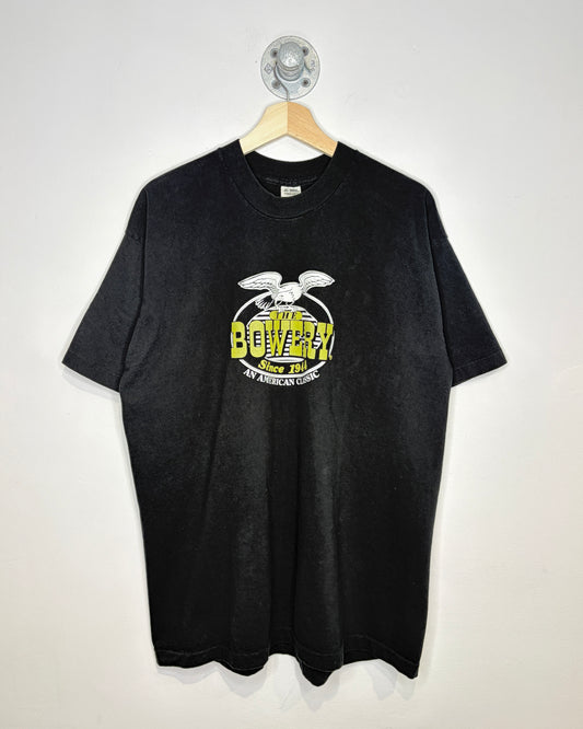 Vintage 1996 Bowery Myrtle Beach Bike Week Black Tee Shirt