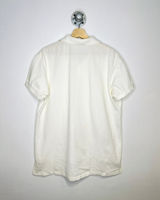 Vintage 80s Izod Lacoste White Polo Shirt