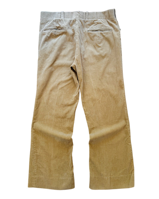 Vintage 80s Pariani Corduroy Earth Tone Flared Pants