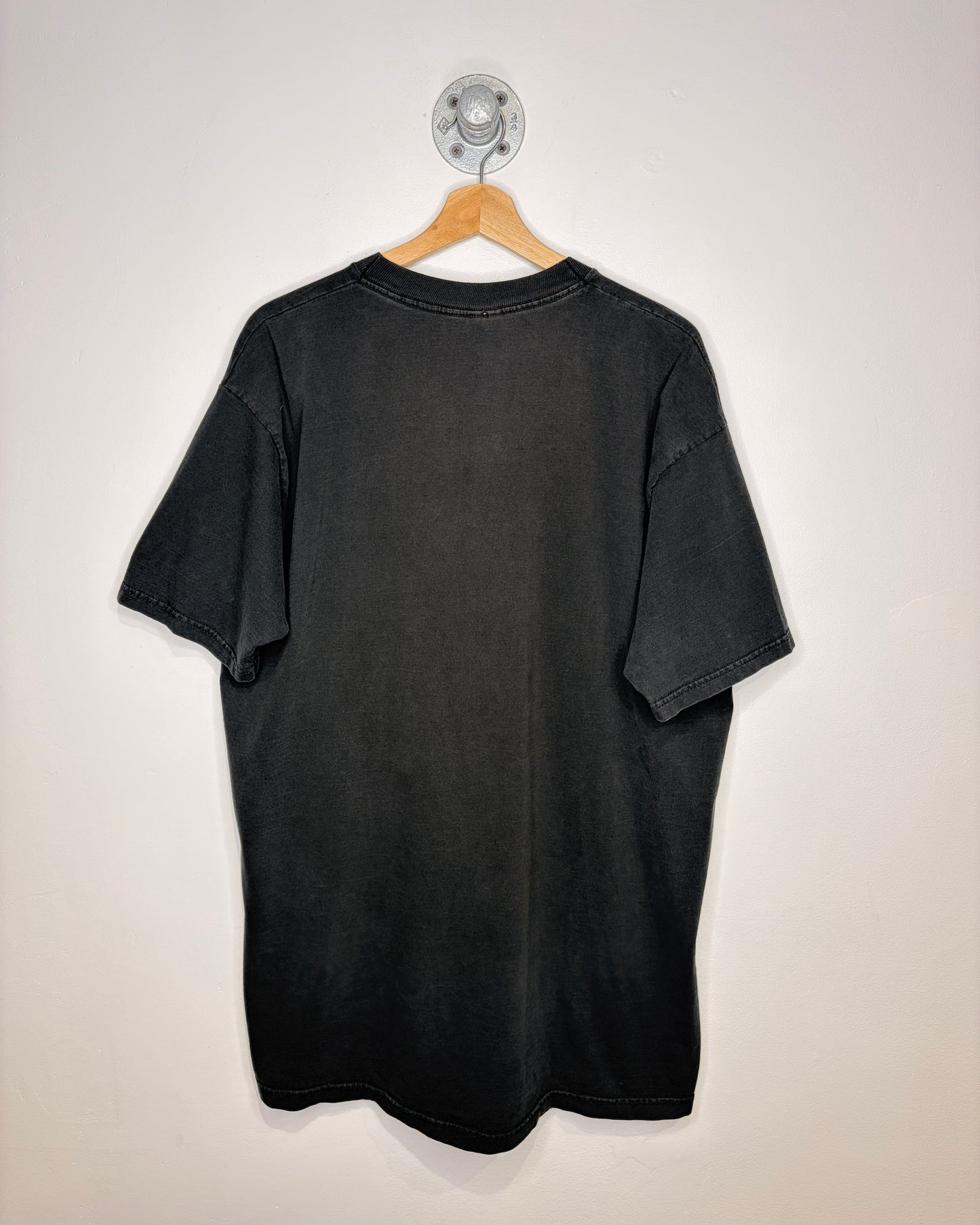 Vintage 90s Blank FOTL Faded Black Tee Shirt