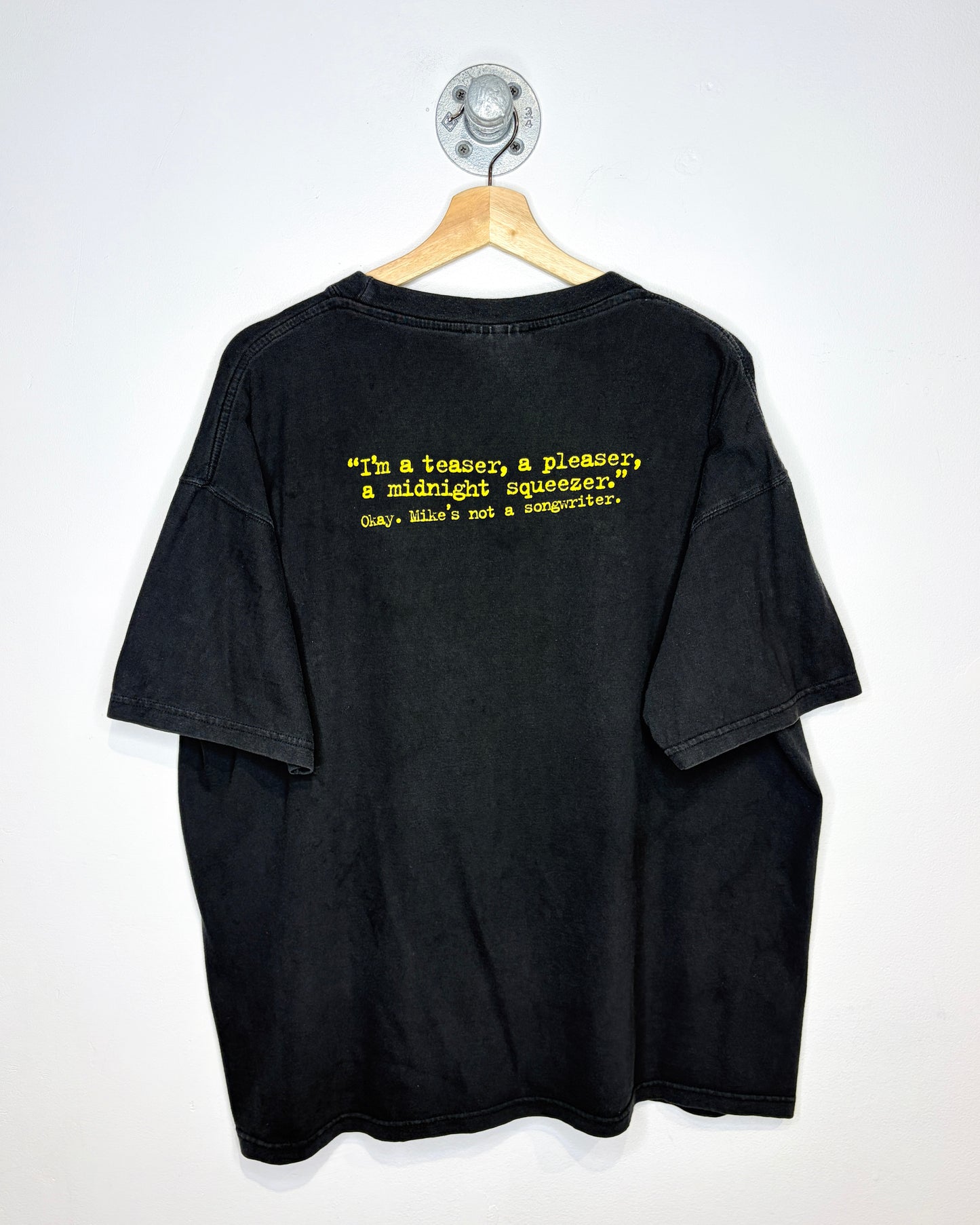 Vintage 1990s Mike’s Hard Lemonade Promotional Black Tee Shirt