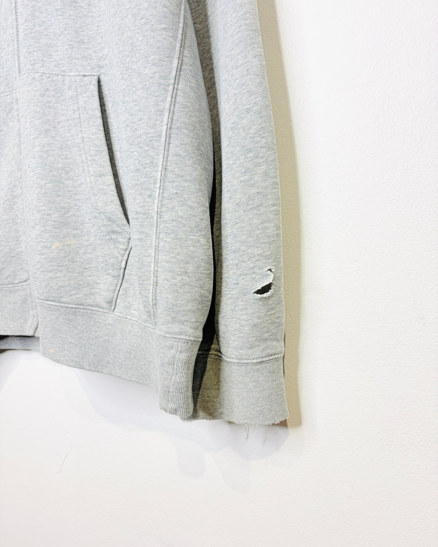 Nike Ash Grey Zip Up Hoodie