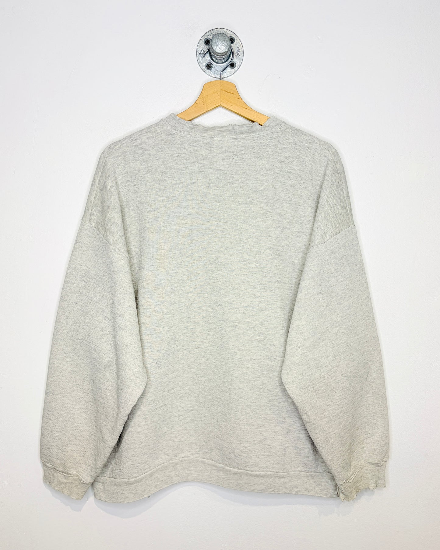 Vintage 1997 New Orleans SuperBowl distressed Grey Crewneck Swearshirt