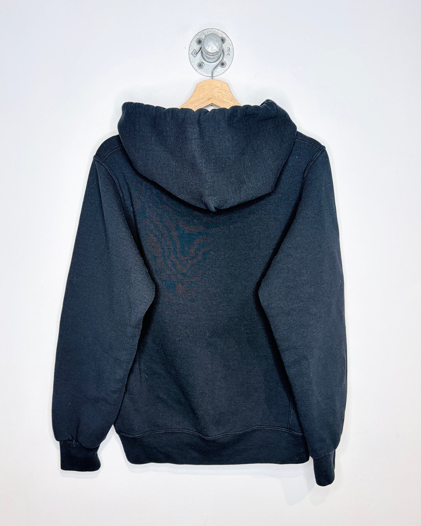 2000s Russell Carleton University Black Hoodie