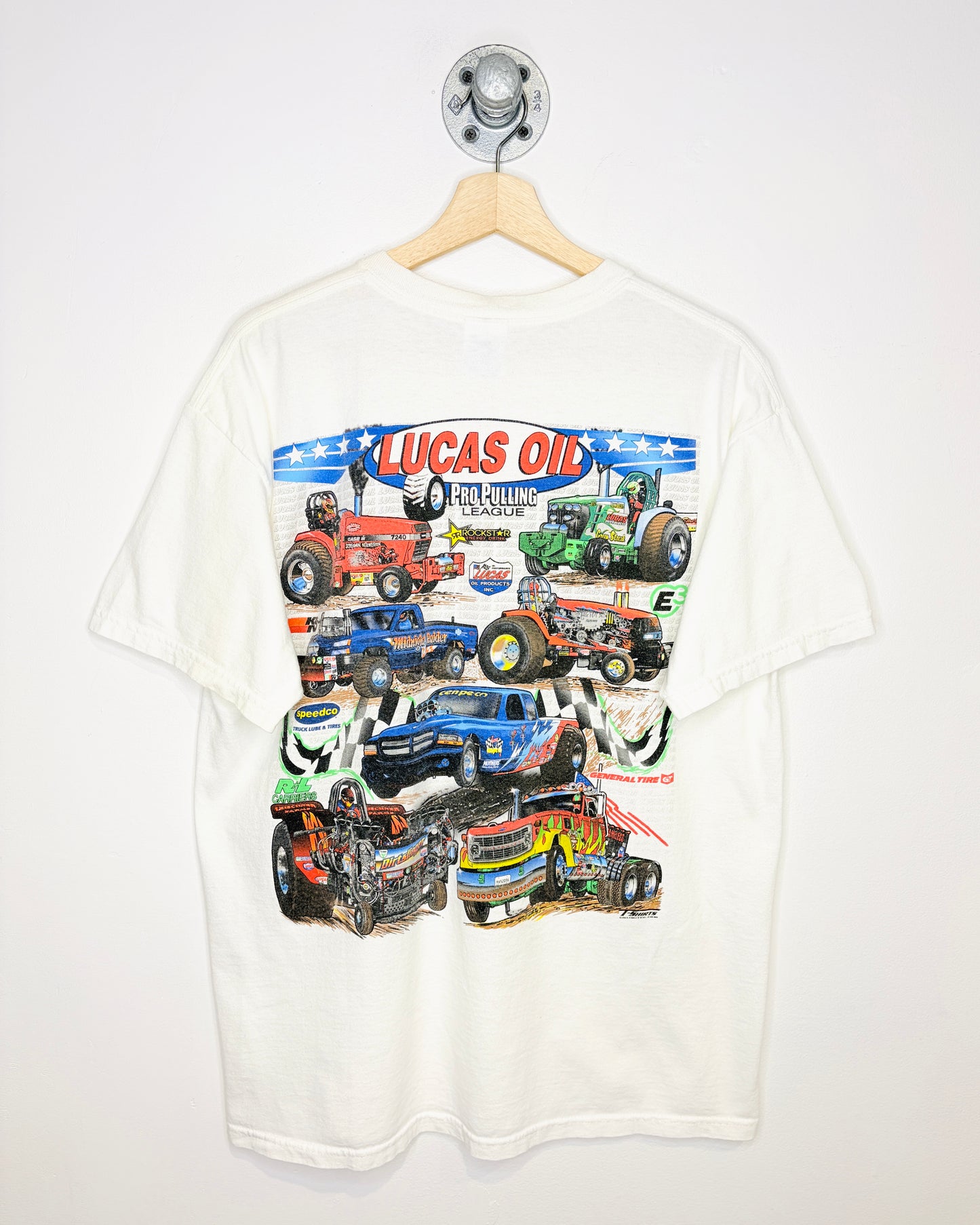 Lucas Oil Pro Pulling League White Tee Shirt