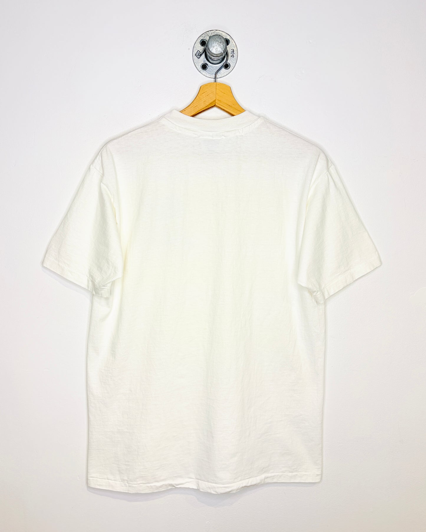 Vintage 90s O. D. Construction White Tee Shirt