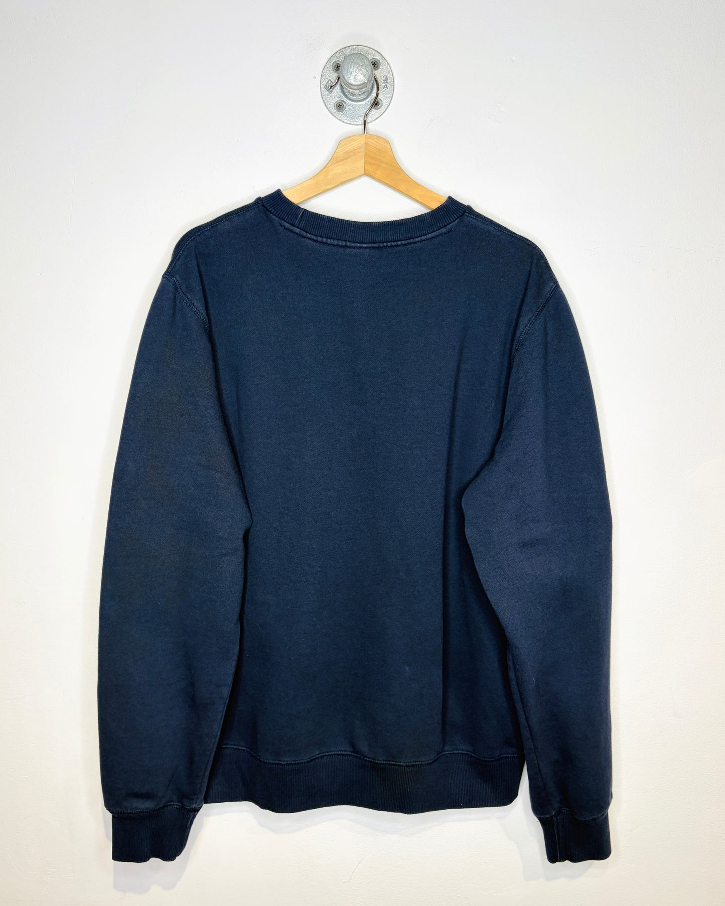 2000s Nike Mini Swoosh Navy Crewneck Sweatshirt