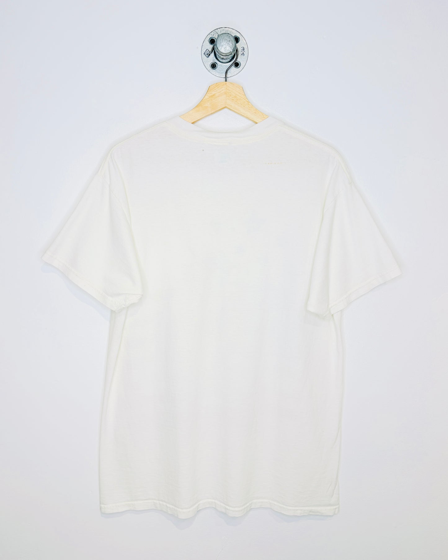 Vintage 1997 Taz Stars And Stripes Graphic White Tee Shirt