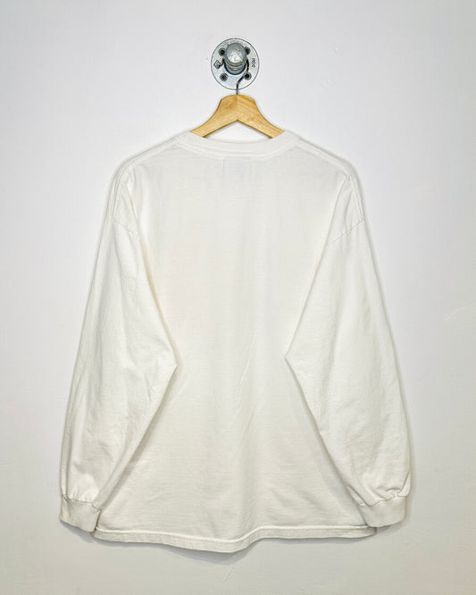 Vintage 90s Shady White Longsleeve Shirt