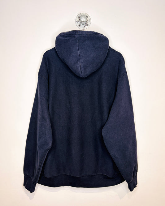 2000s Hanover Heavyweight Navy Hoodie