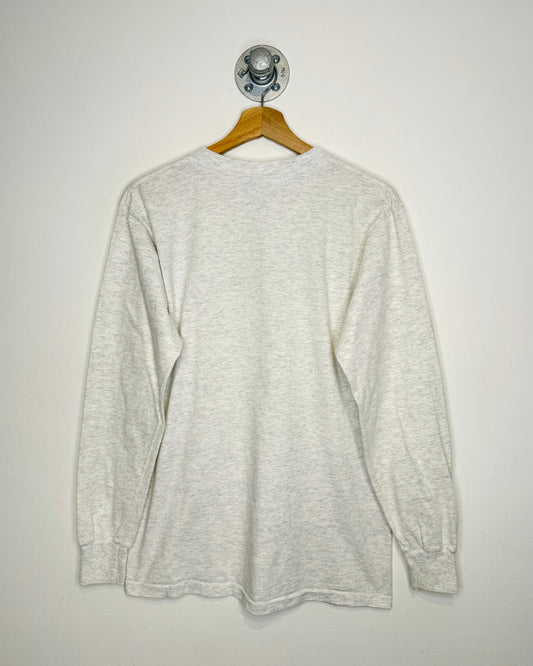 Vintage Outdoor Fitness Heavy Grey Longsleeve Shirt