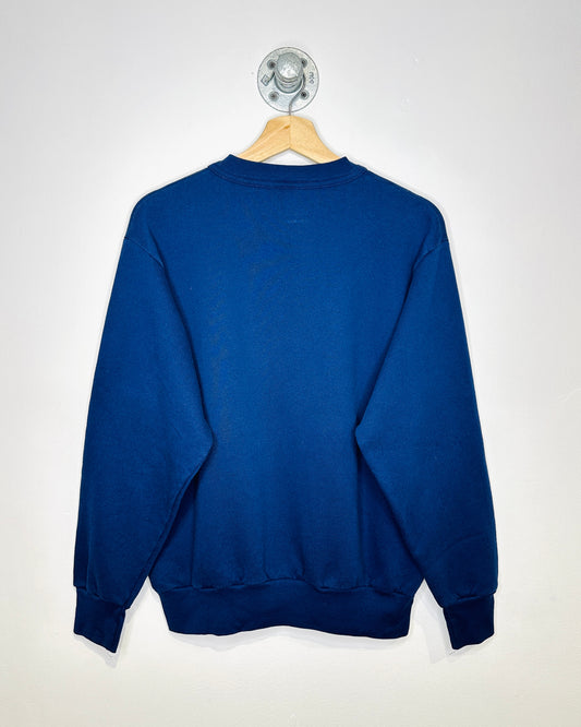 Vintage 90s Union Of Teamsters Navy Blue Crewneck Sweatshirt