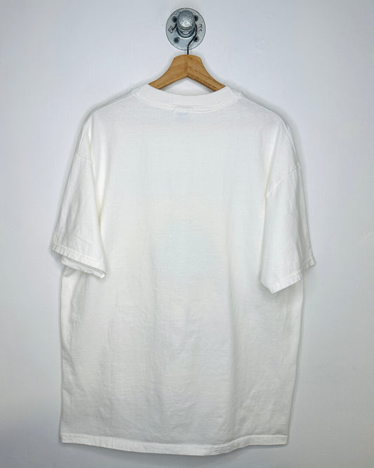 Vintage Blueprint Arts & Entertainment White Tee Shirt