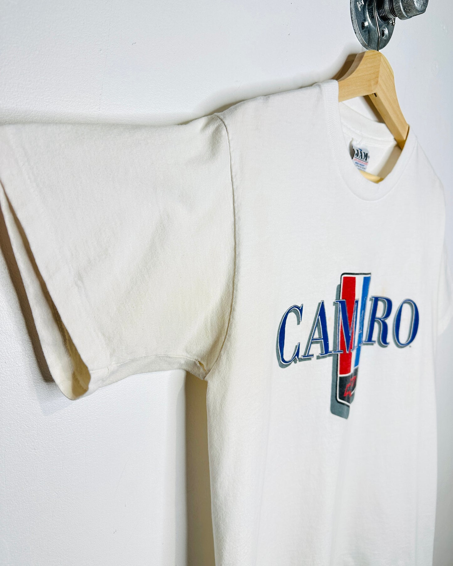 Vintage 90s Chevy Camaro White Tee Shirt
