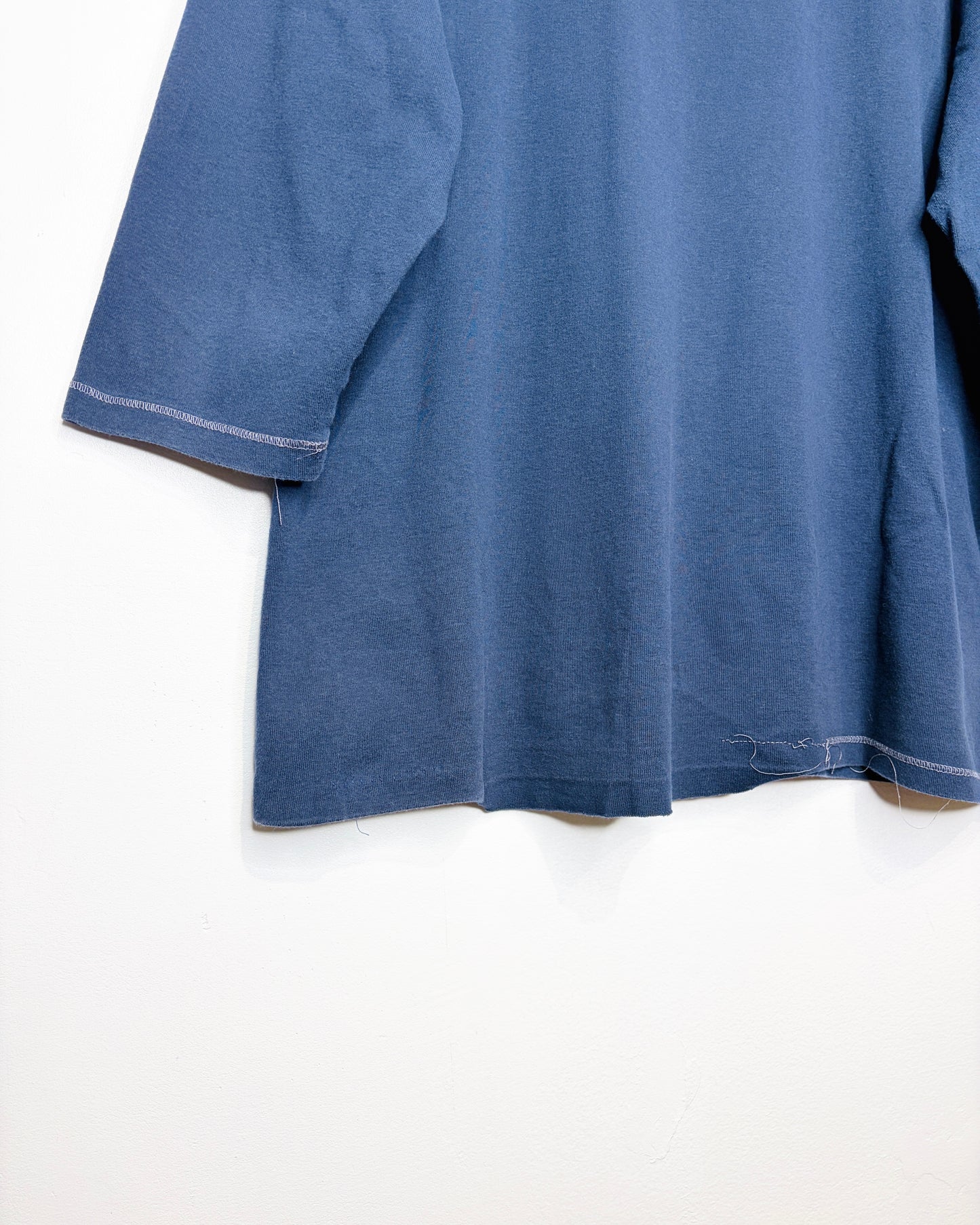 Vintage Y2K Women’s Dressbarn Navy Henley Longsleeve Shirt