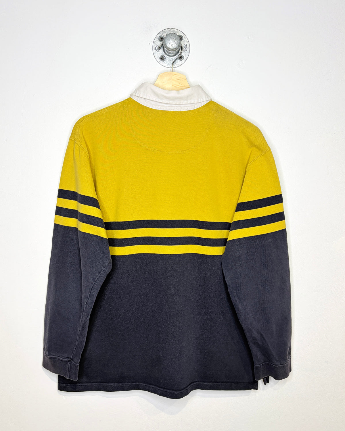 2000s Cherokee Faded Navy & Yellow Longsleeve Rugby Shirt