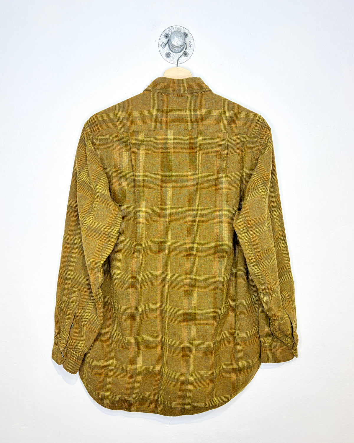 Vintage 90s Pendleton 100% Wool Earth Tone Flannel