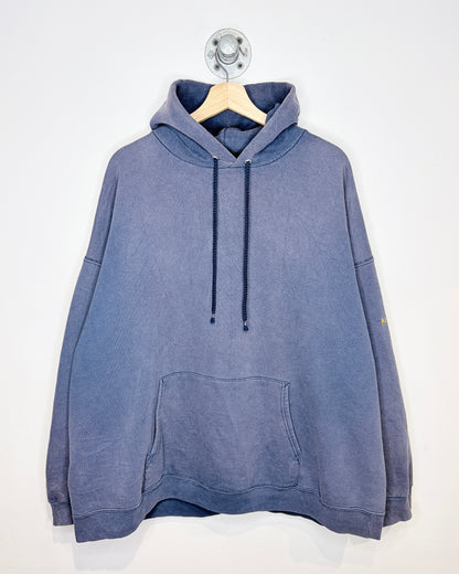 Vintage Boxy Hanes Ultimate Slate Blue Hoodie