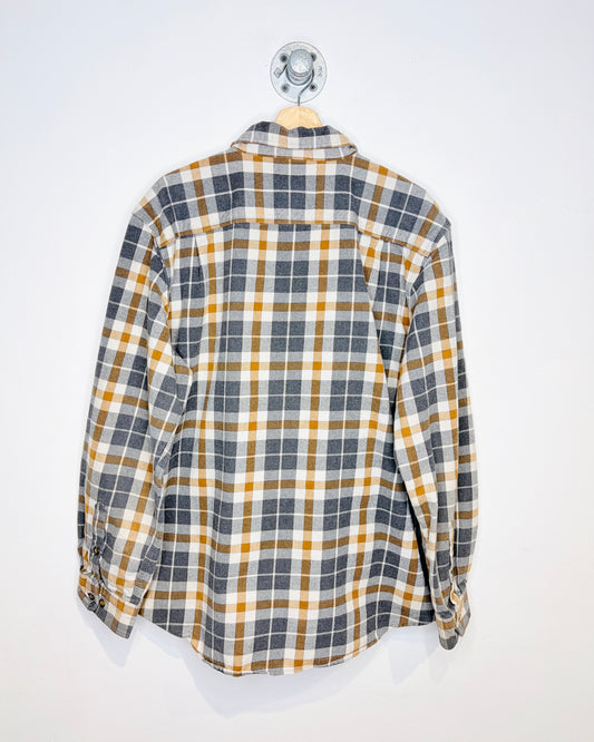 2000s Carhartt Earth Tone Plaid Flannel