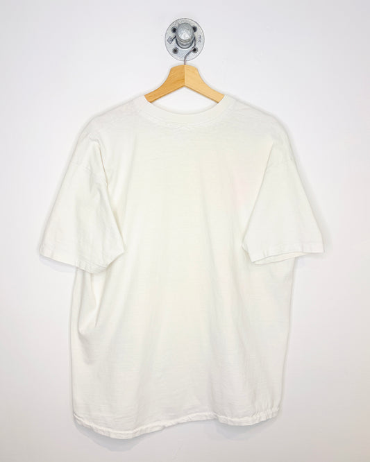Vintage 90s Star 1 Flight For Life White Tee Shirt