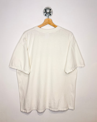 2000s Molson Canadian Rocks White Tee Shirt
