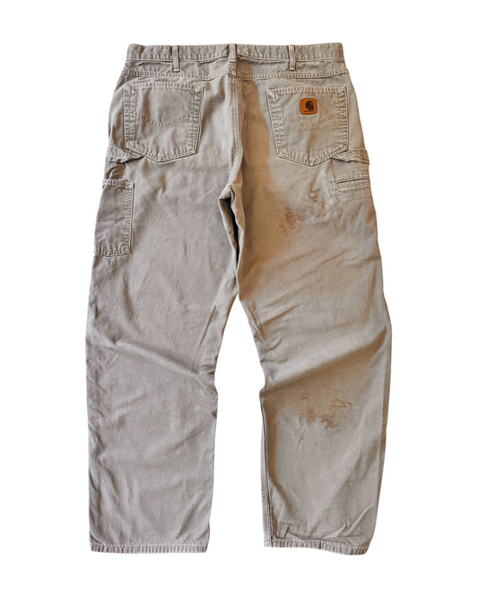 2000s Carhartt Loose Fit Olive Carpenter Pants