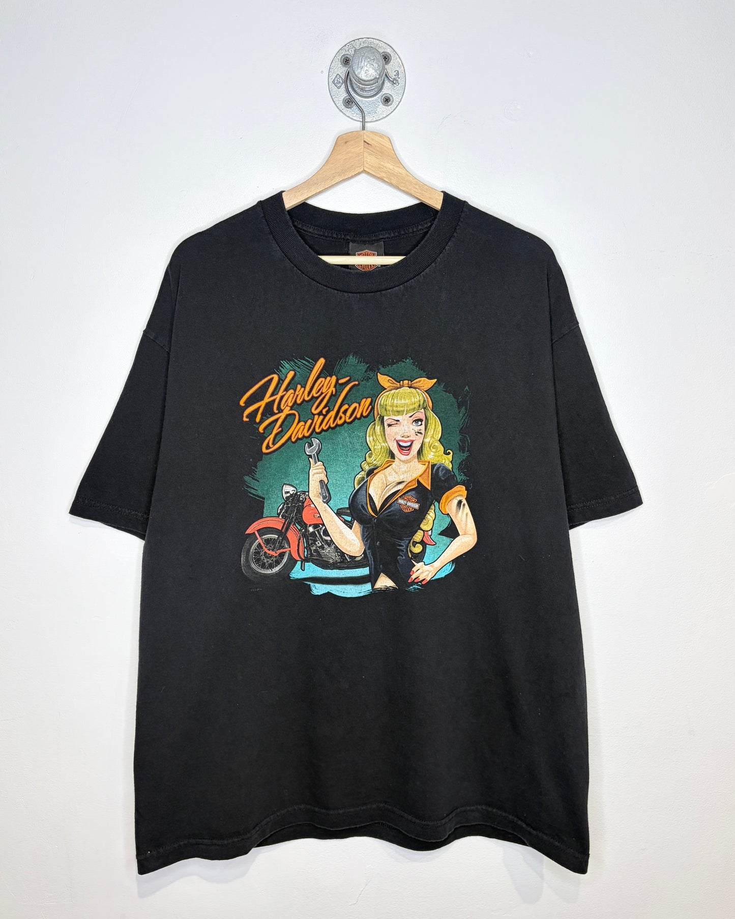 Harley Davidson Of Bangkok Thailand Black Tee Shirt